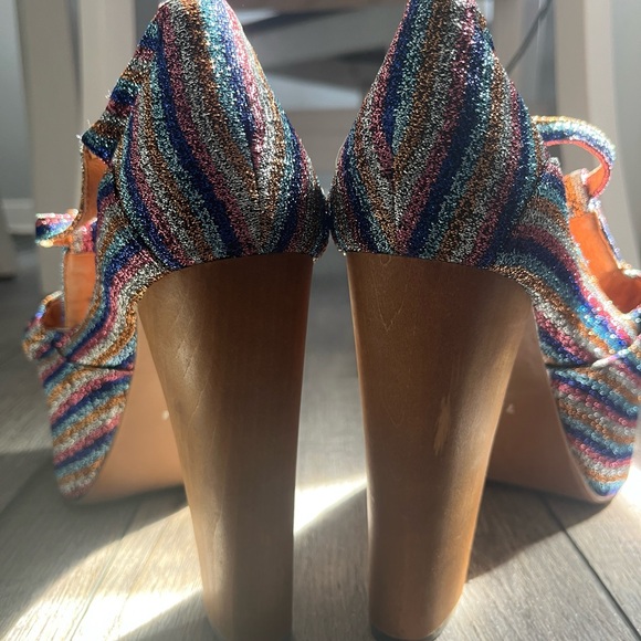 Jeffery Campbell Foxy rainbow platform heels - Picture 10 of 14